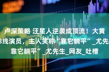 卢深策略 汪星人逆袭成顶流！大黄狗片酬碾压18线演员，主人笑称“靠它躺平”_尤先生_网友_吐槽