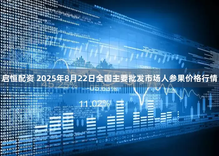 启恒配资 2025年8月22日全国主要批发市场人参果价格行情